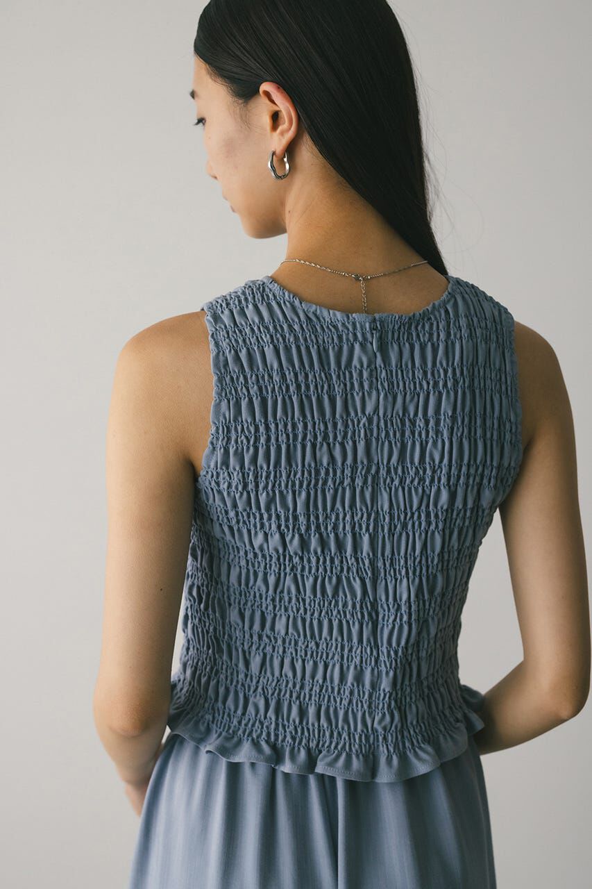 STYLEMIXER「シャーリングトップ」|タンクトップ|