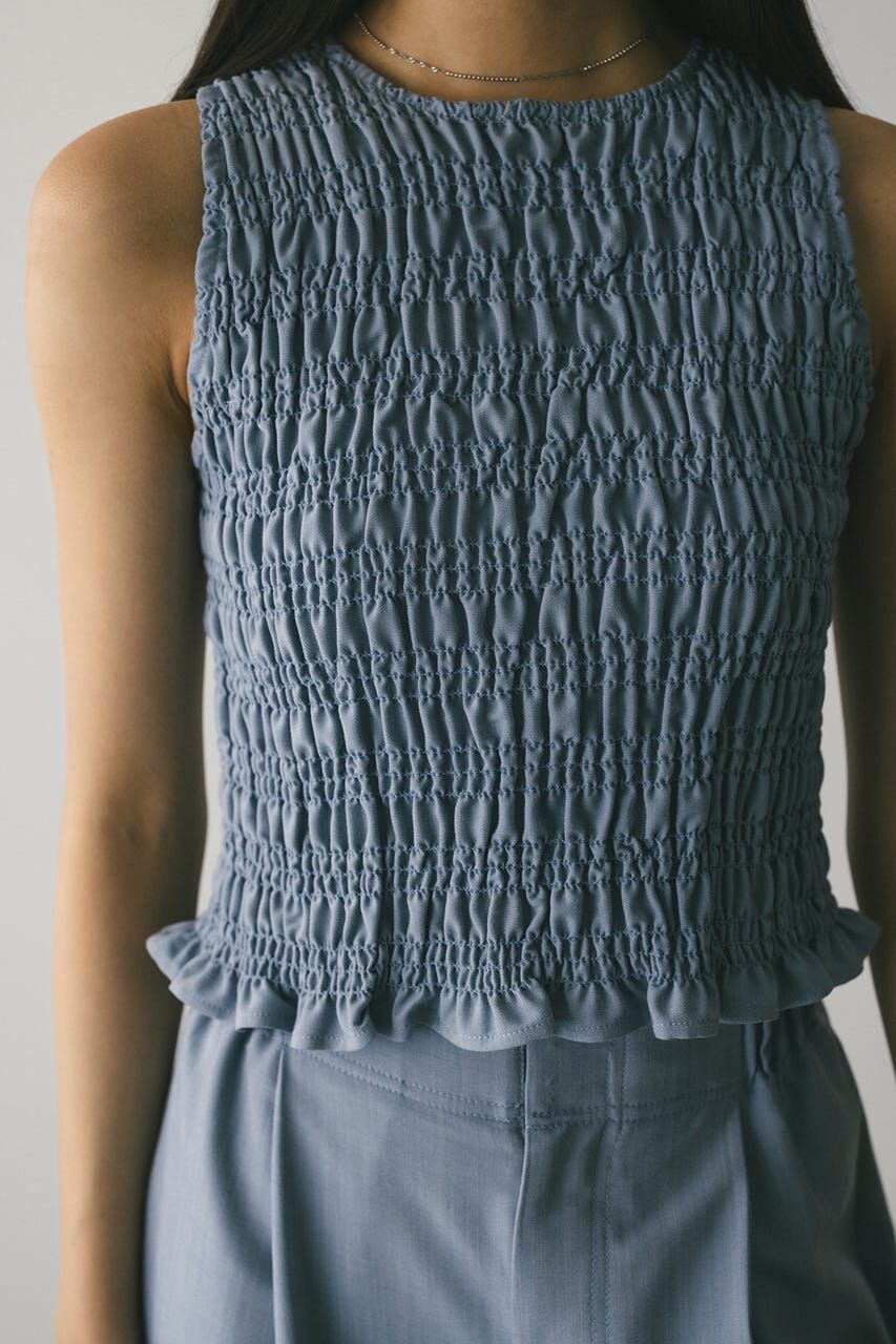 STYLEMIXER「シャーリングトップ」|タンクトップ|