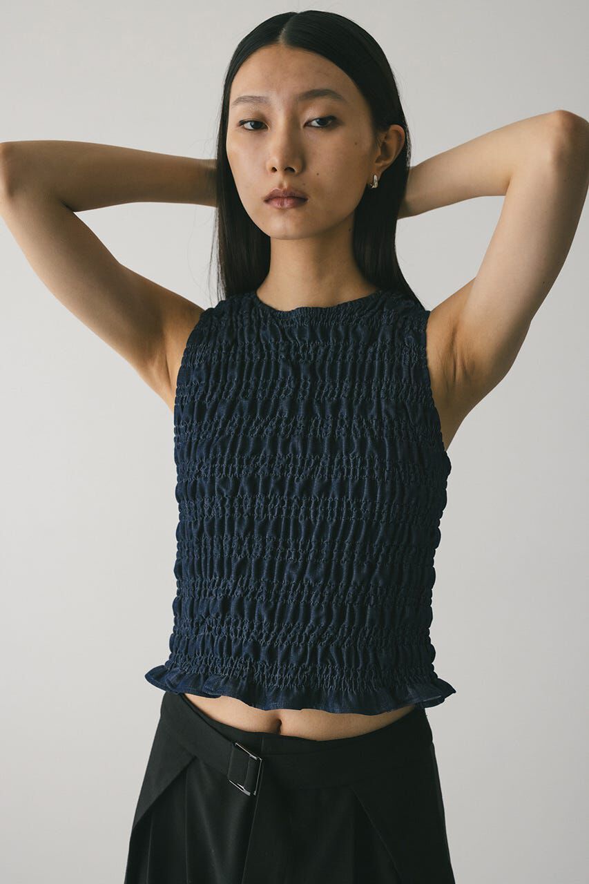 STYLEMIXER「シャーリングトップ」|タンクトップ|IDG