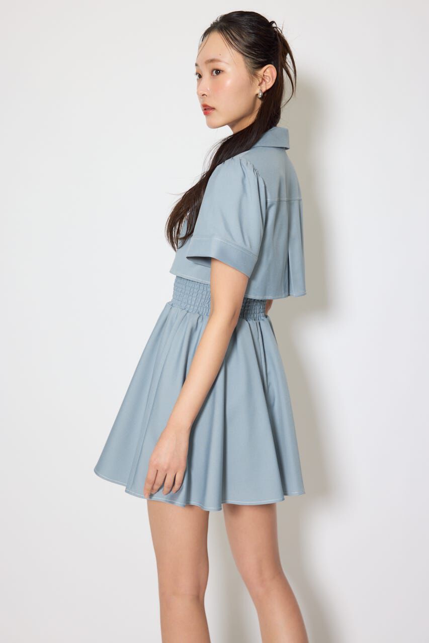 rienda「バストフレアミニワンピース」|ワンピース|