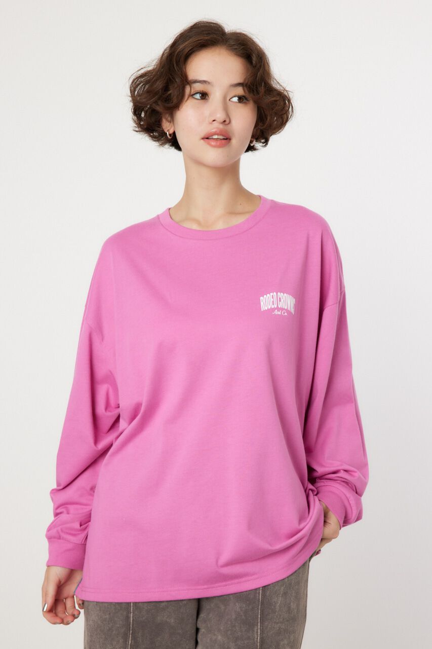 RODEO CROWNS「RCSアップリケロゴL/S Tシャツ」|Tシャツ・カットソー|PNK