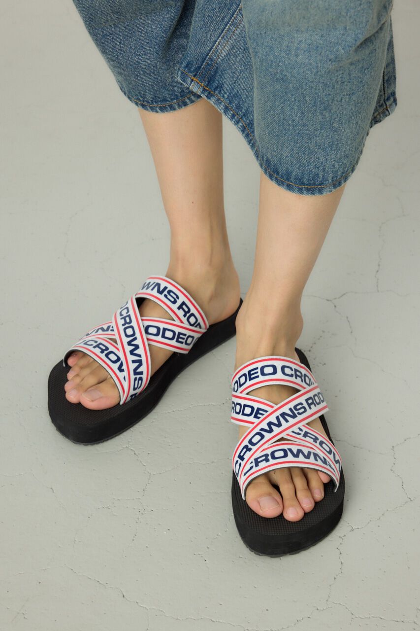 RODEO CROWNS「MENS ラバーテープサンダル」|サンダル|