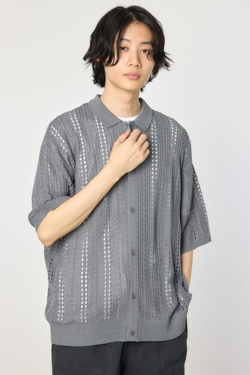 RODEO CROWNS「ニットシャツアンサンブル」|シャツ・ブラウス|GRY