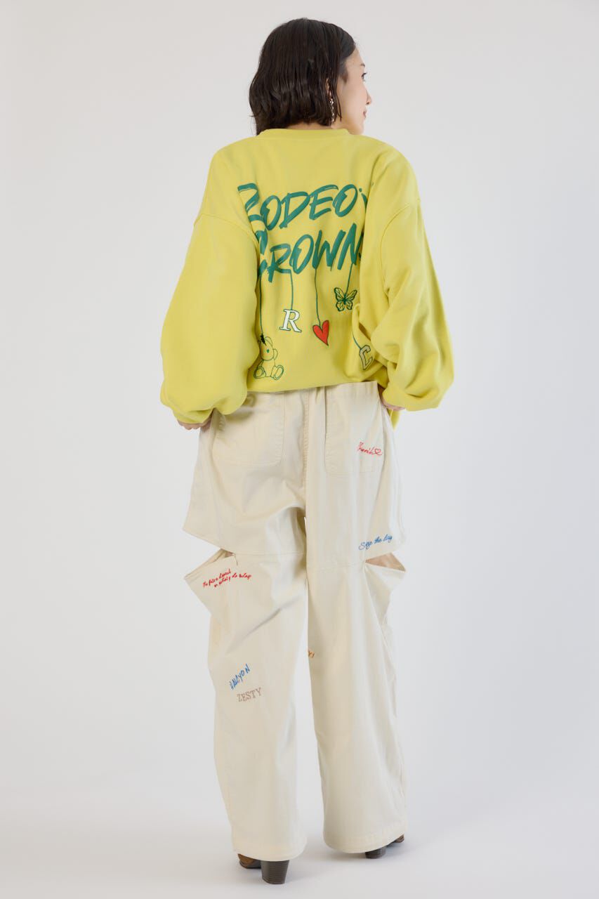 RODEO CROWNS「embroideryサイドジップパンツ」|その他|
