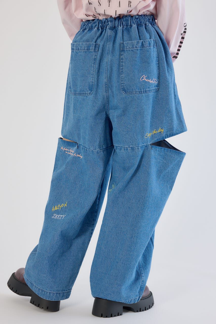 RODEO CROWNS「embroideryサイドジップパンツ」|その他|