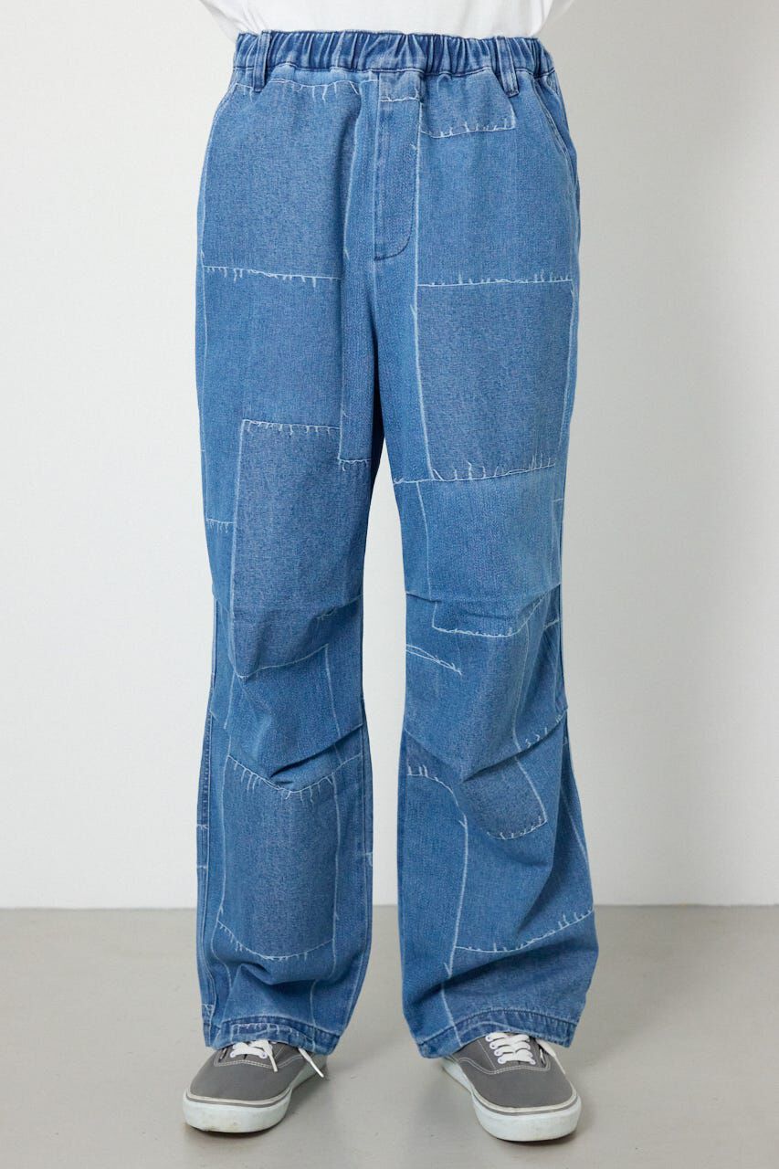 RODEO CROWNS「パッチパターンデニムパンツ」|デニム|