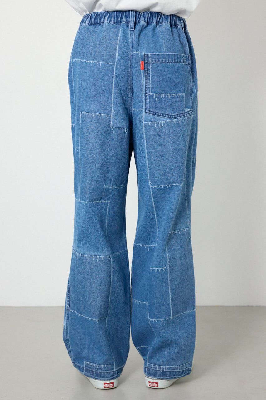 RODEO CROWNS「パッチパターンデニムパンツ」|デニム|