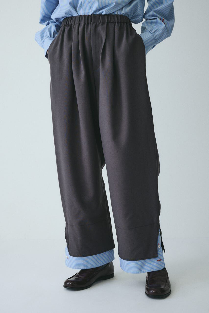 HeRIN.CYE「Double hem pants」|その他|GRY