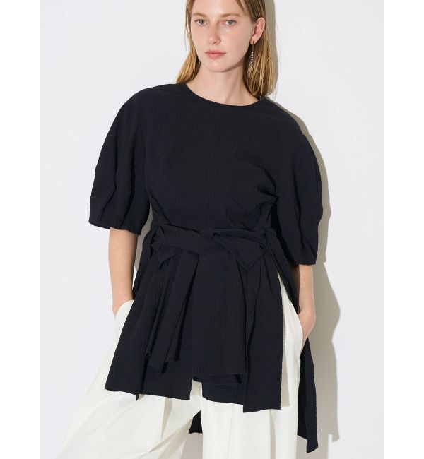 ELENDEEK「KNOT DESIGN BL」|シャツ・ブラウス|ブラック