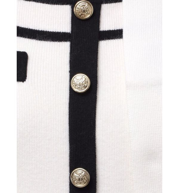 dazzlin「バイカラーニットワンピース」|ワンピース|