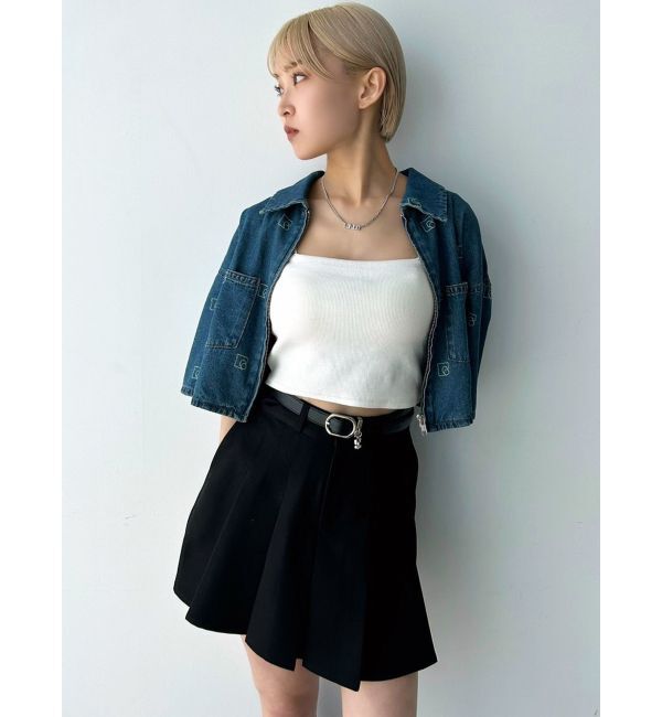 EMODA「フロントジップデニムシャツ」|シャツ・ブラウス|