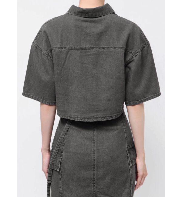EMODA「フロントジップデニムシャツ」|シャツ・ブラウス|