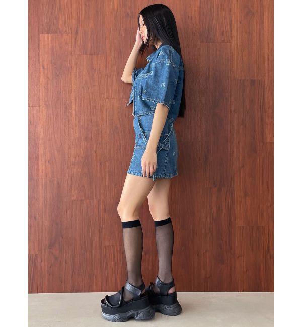 EMODA「フロントジップデニムシャツ」|シャツ・ブラウス|