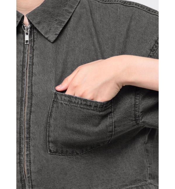 EMODA「フロントジップデニムシャツ」|シャツ・ブラウス|