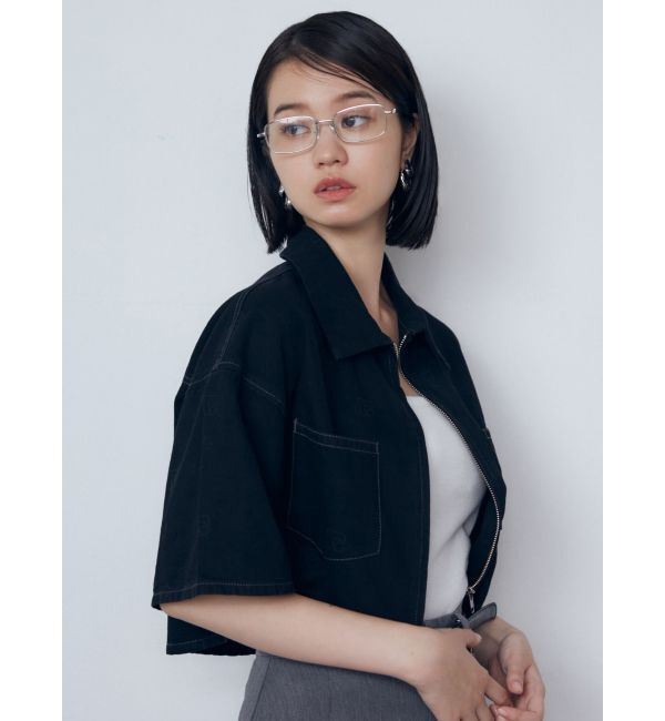 EMODA「フロントジップデニムシャツ」|シャツ・ブラウス|