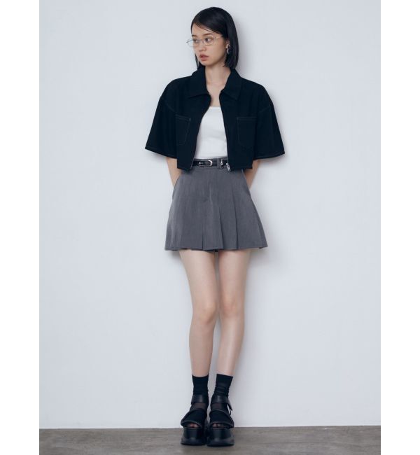 EMODA「フロントジップデニムシャツ」|シャツ・ブラウス|