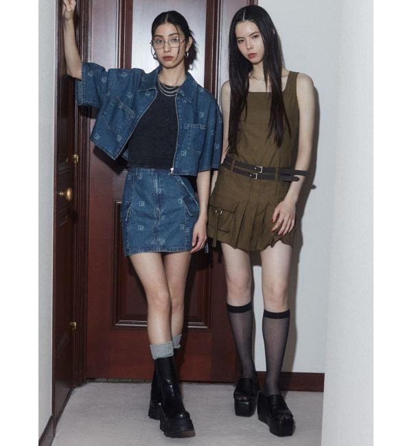 EMODA「フロントジップデニムシャツ」|シャツ・ブラウス|