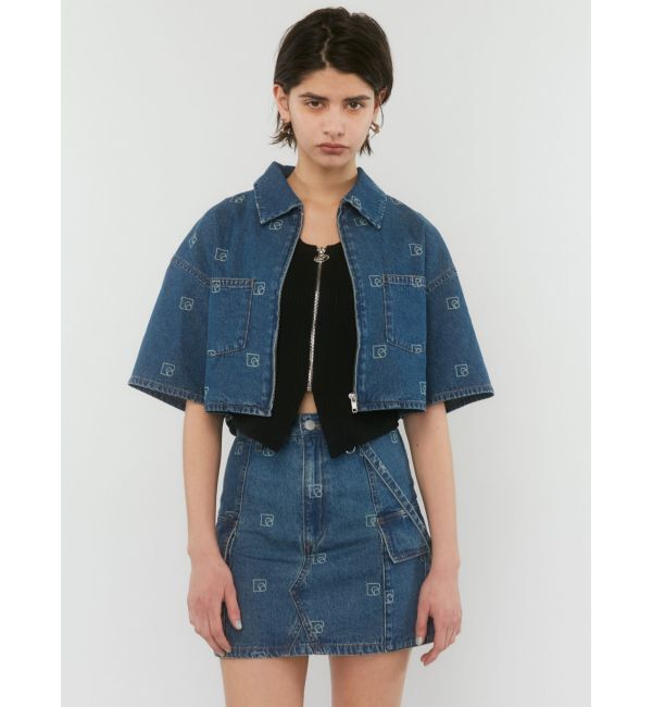 EMODA「フロントジップデニムシャツ」|シャツ・ブラウス|