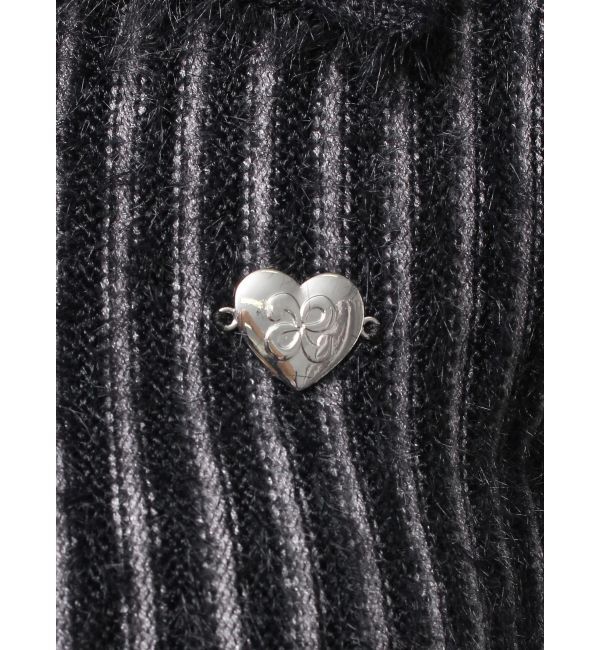 EMODA「シャギープレーティングジップトップス」|ニット・セーター|