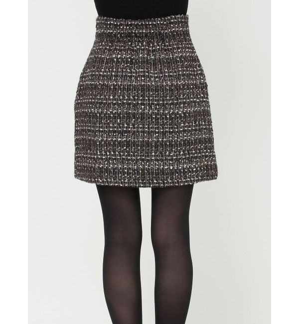 MERCURYDUO「【セットアップ着用可】ツイードミニスカート」|スカート|