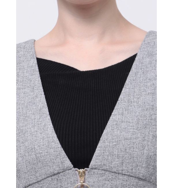 LAGUNAMOON「ノースリーブジャンパースカート」|ワンピース|