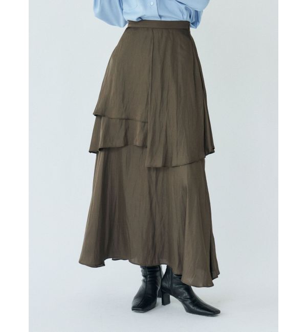 LAGUNAMOON「ヘムスリットティアードスカート」|スカート|