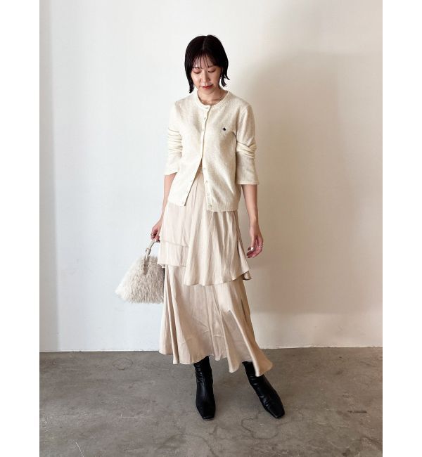LAGUNAMOON「ヘムスリットティアードスカート」|スカート|