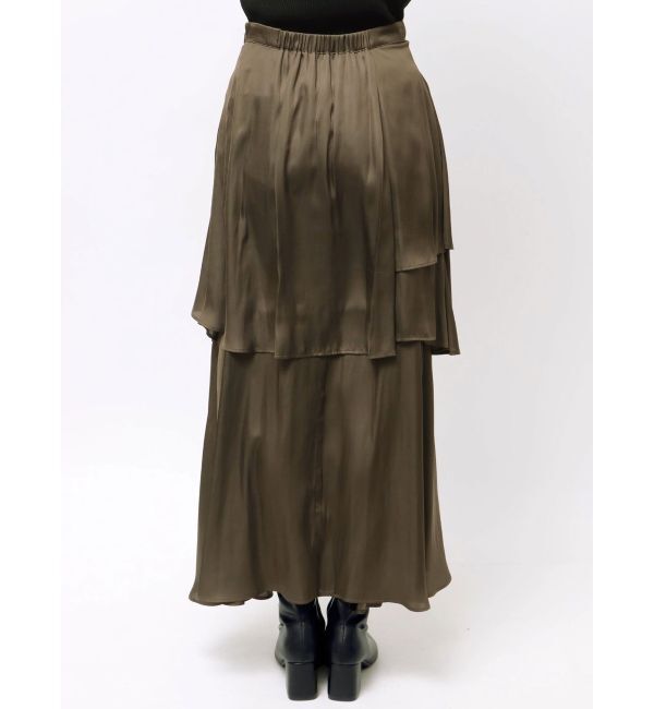 LAGUNAMOON「ヘムスリットティアードスカート」|スカート|