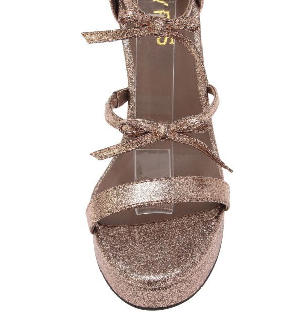 EVRIS「リボンストラップロングヒールサンダル」|サンダル|