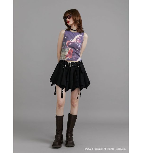 jouetie「【JANIS】photo print sleeveles【コラボ】」|タンクトップ|