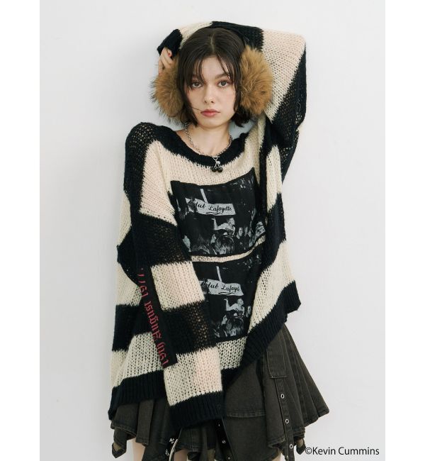 jouetie「【KevinCummins&times;jouetie】フォトローゲージニット」|ニット・セーター|