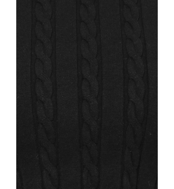 GYDA「BACKリボンケーブル編みニットトップス」|ニット・セーター|