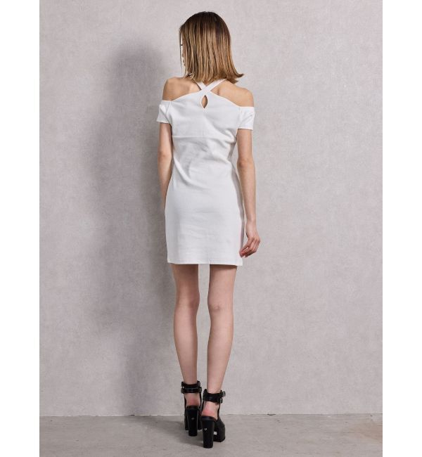 GYDA「チョーカーオフショルカットワンピース」|ワンピース|