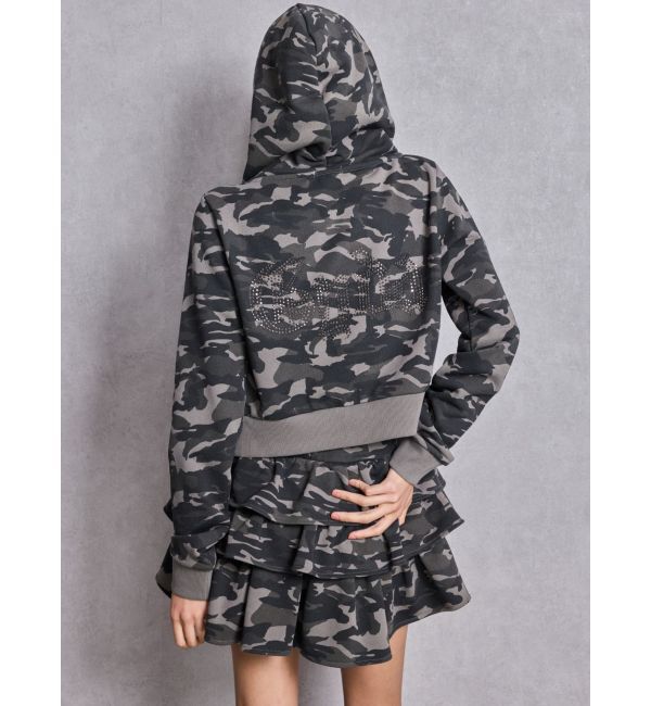 GYDA「Sweat tiered スカートライクショートパンツ」|スカート|