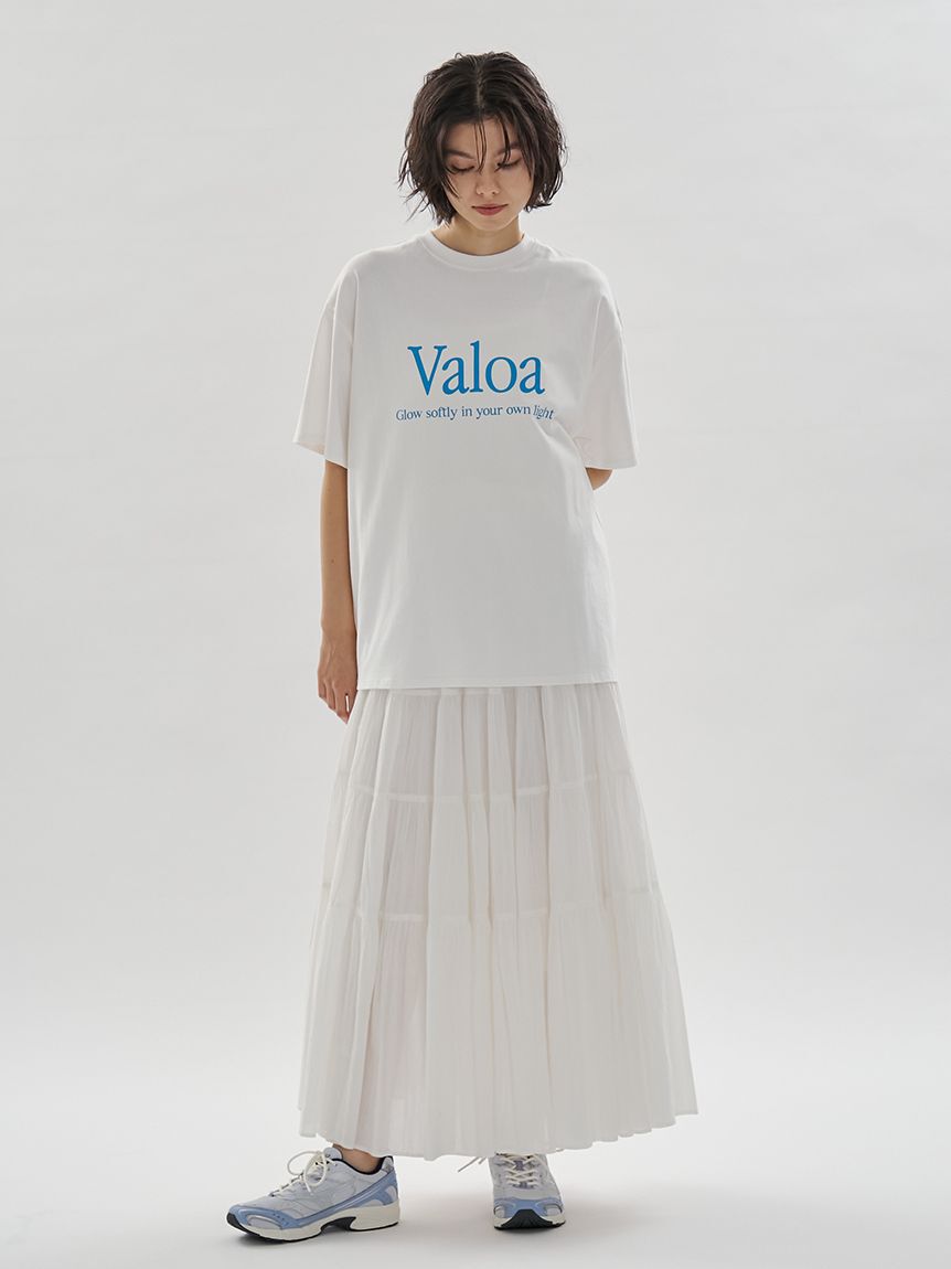 emmi atelier「コットンボリュームティアードスカート」|スカート|