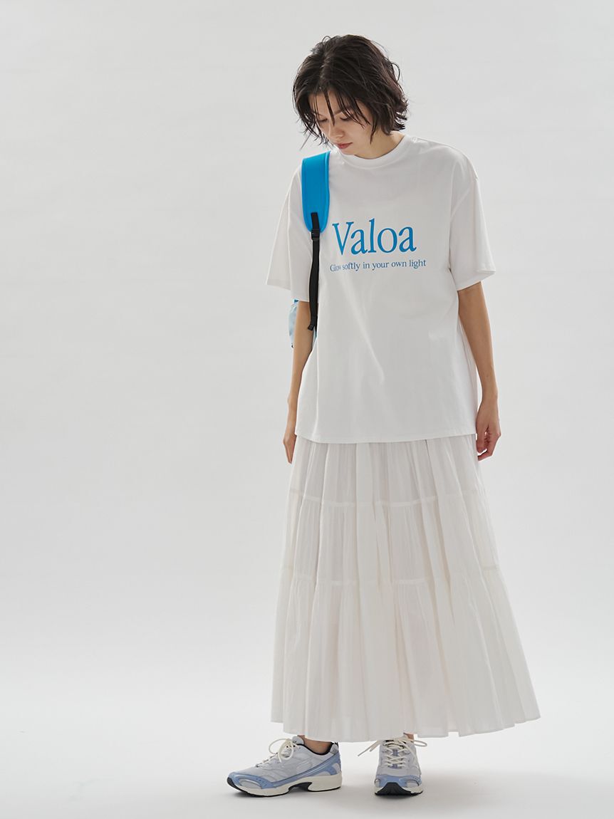 emmi atelier「コットンボリュームティアードスカート」|スカート|