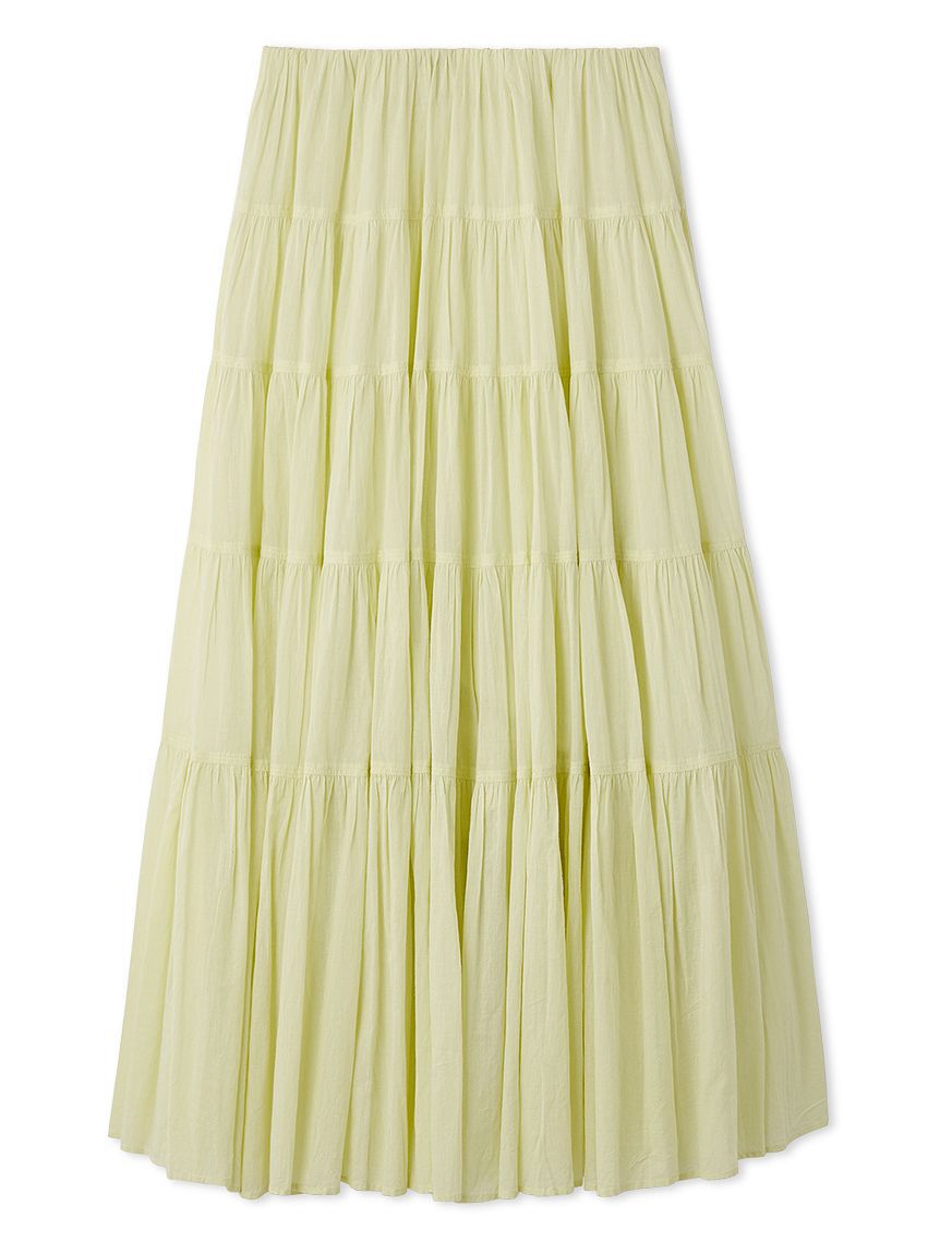 emmi atelier「コットンボリュームティアードスカート」|スカート|