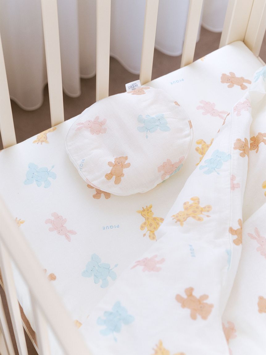 gelato pique Sleep「【Sleep】【BABY】ぬいぐるみ柄 ボックスシーツ」|その他|