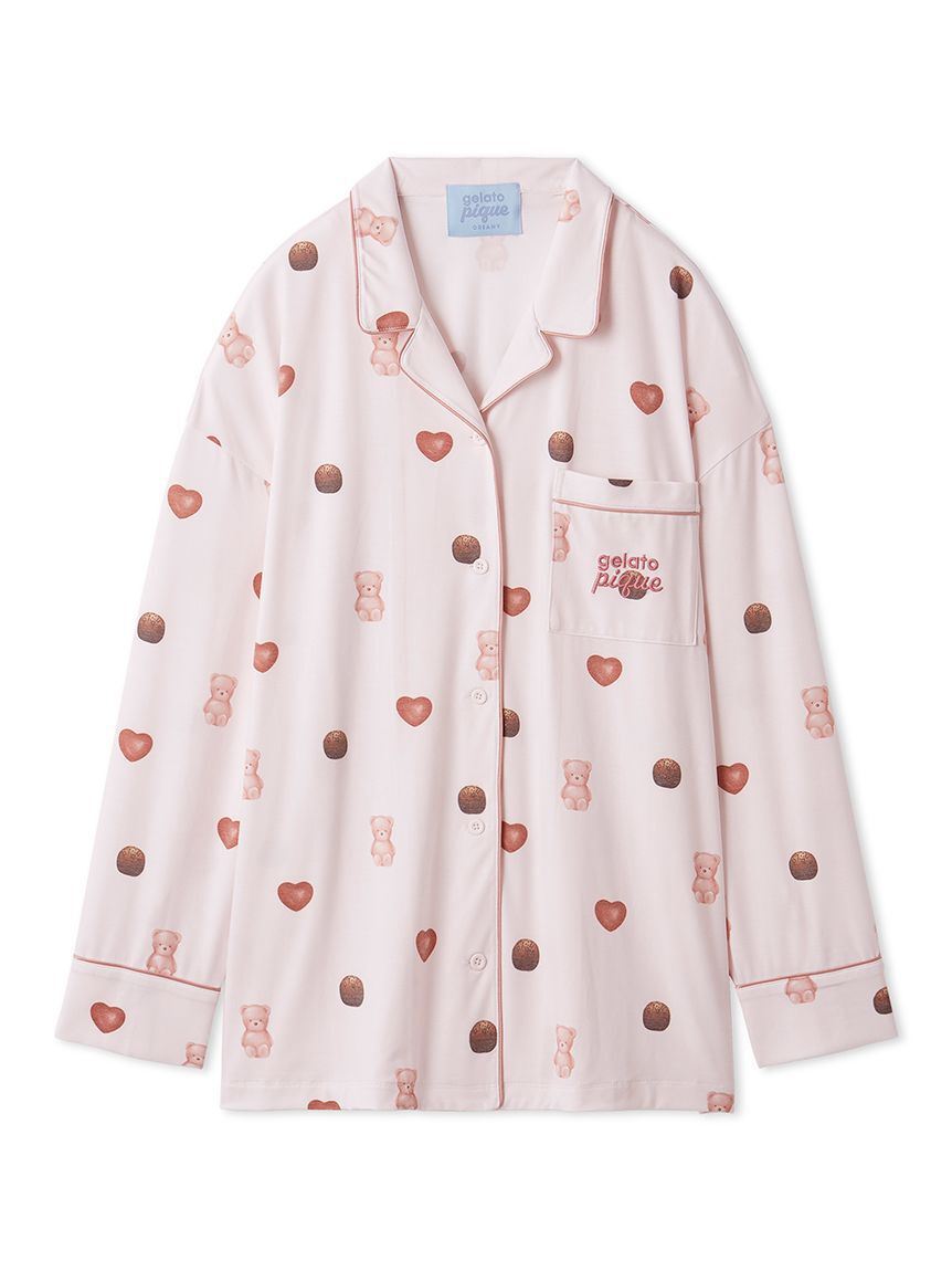 gelato pique「総柄シャツ」|ルームウェア|PNK