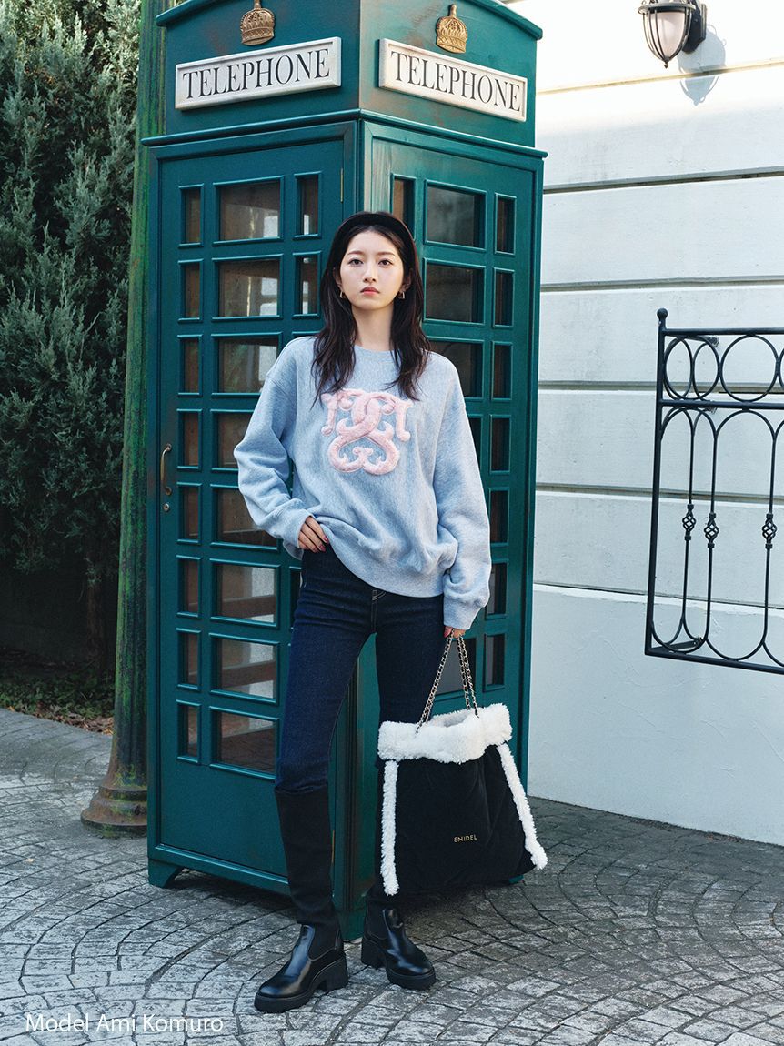 SNIDEL「【STYLEUPPANTS】ハイウエストストレート」|チノ|