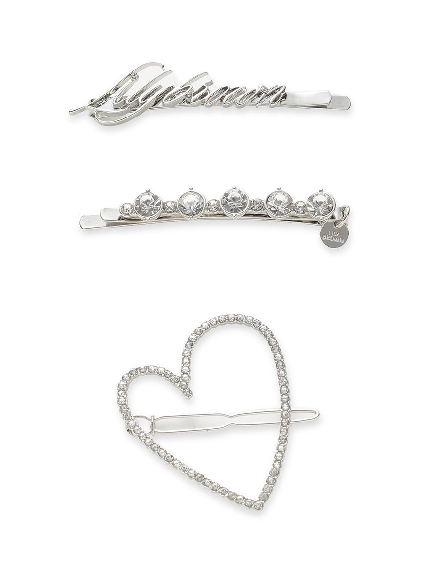 LILY BROWN「LOVEサインヘアピンセット（BOX入り）」|ヘアバンド|