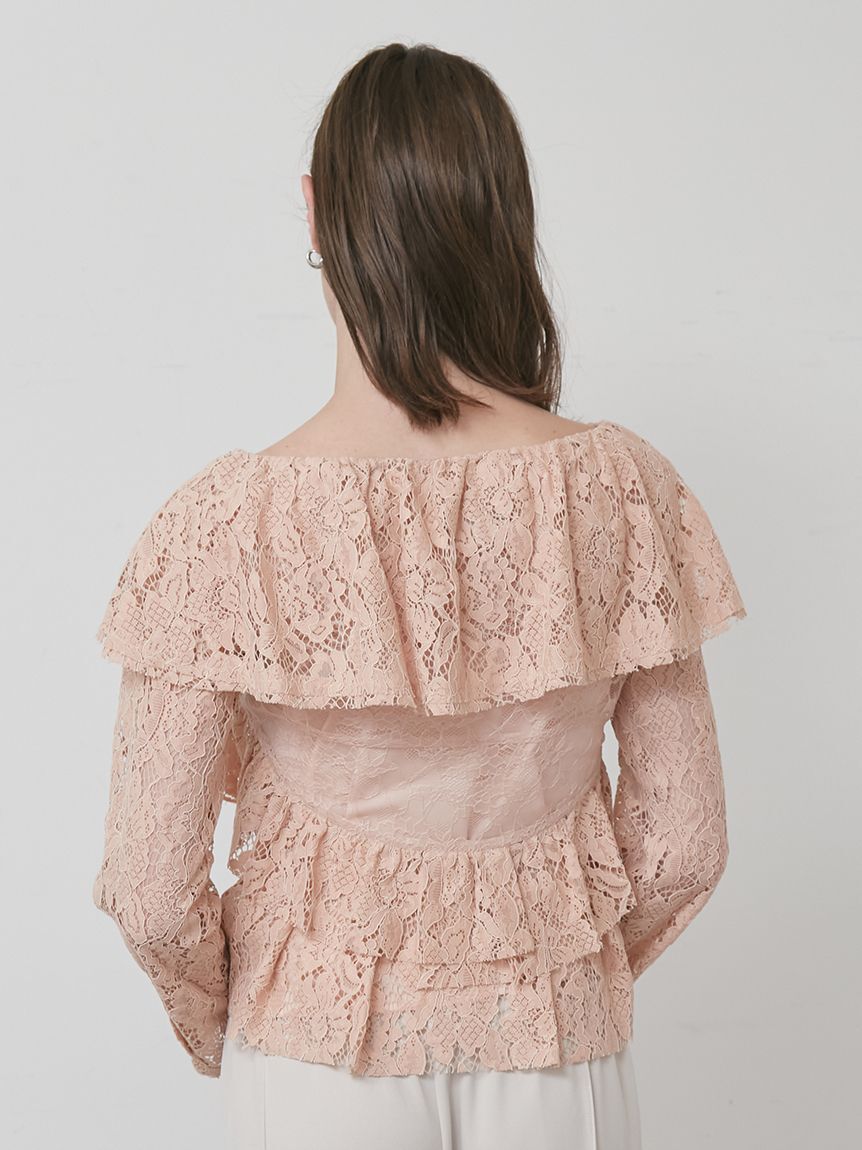 styling/「ラッフルレースブラウス」|シャツ・ブラウス|