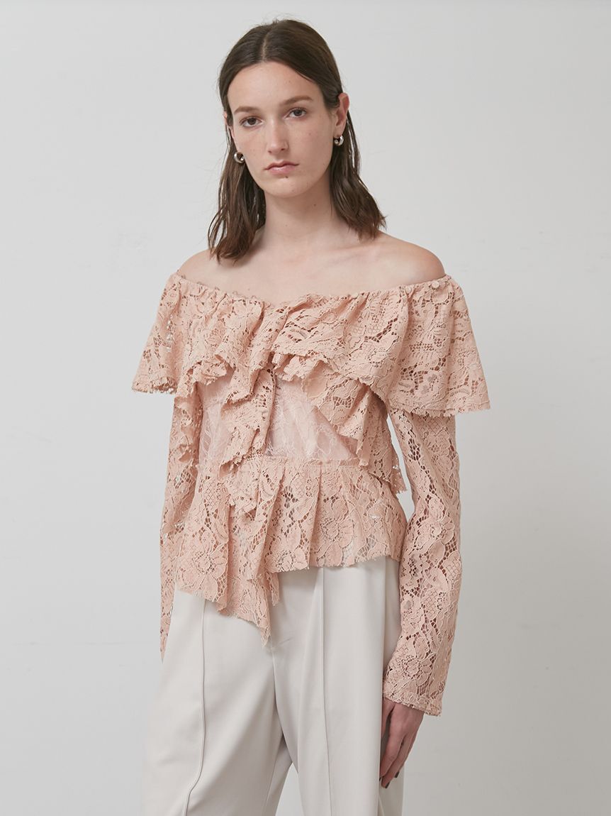 styling/「ラッフルレースブラウス」|シャツ・ブラウス|