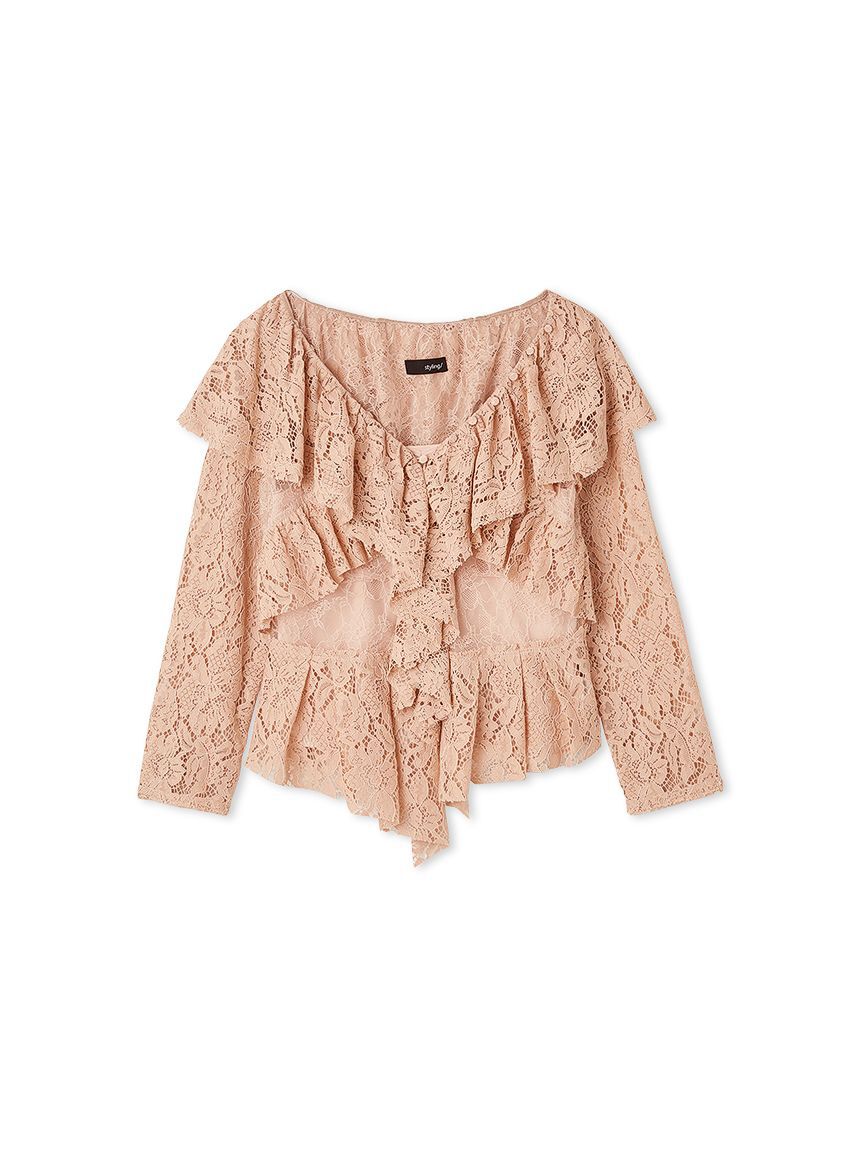 styling/「ラッフルレースブラウス」|シャツ・ブラウス|