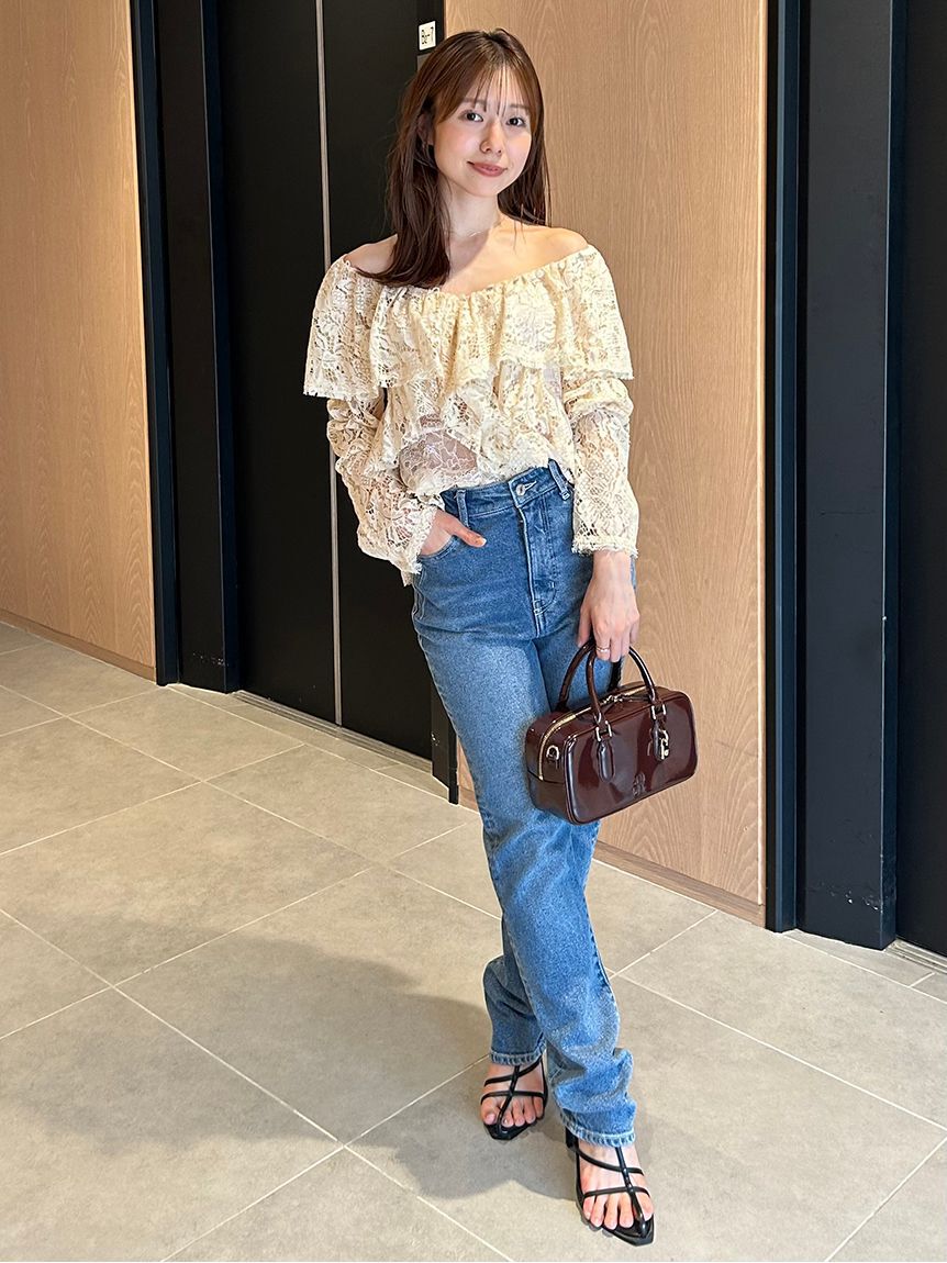 styling/「ラッフルレースブラウス」|シャツ・ブラウス|