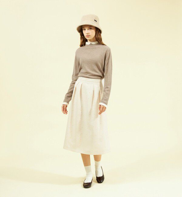 MACKINTOSH PHILOSOPHY「ドットジャガードタックスカート」|スカート|