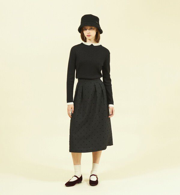 MACKINTOSH PHILOSOPHY「ドットジャガードタックスカート」|スカート|