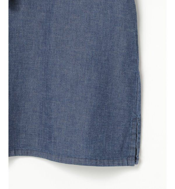 VENCE share style「デニムラッフルカラーシャツ」|シャツ・ブラウス|