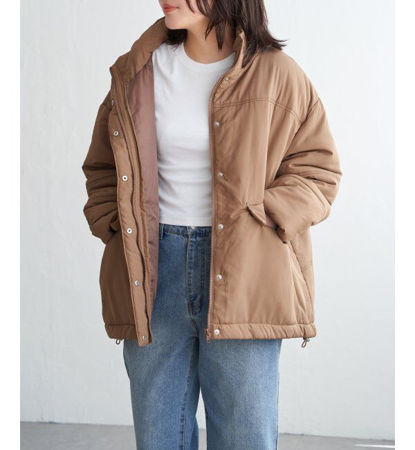 VENCE share style「スタンド中綿コート」|その他|