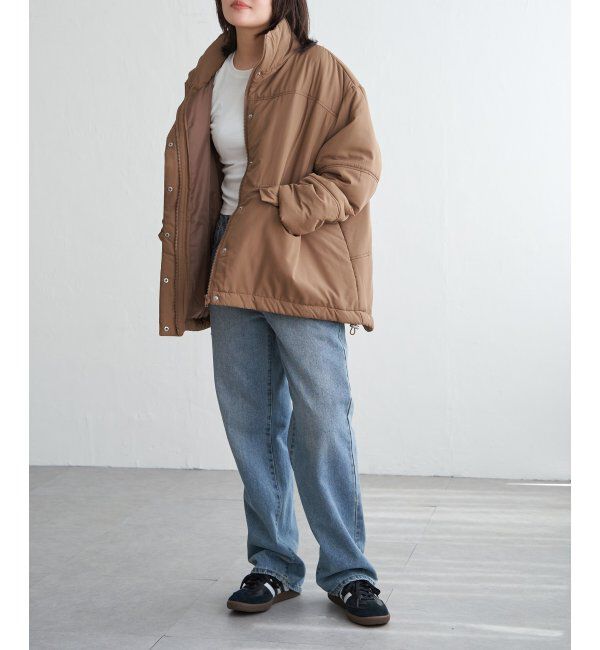 VENCE share style「スタンド中綿コート」|その他|